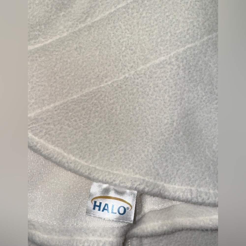 Halo Cream Fleece Swaddle SleepSack 3-6M EUC - Picture 3 of 6
